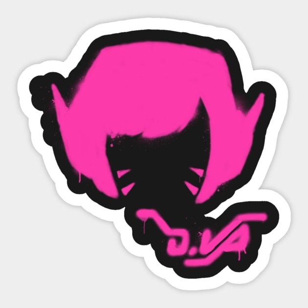 D. VA Overwatch Sticker by hypergrid